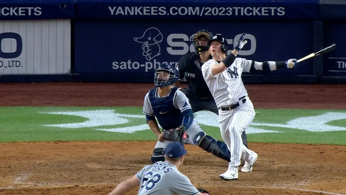 Josh Donaldson rebate walk-off grand slam e Yankees vencem Rays