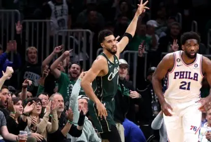 Celtics vencem 76ers com show da dupla Tatum-Brown na abertura da NBA - The Playoffs