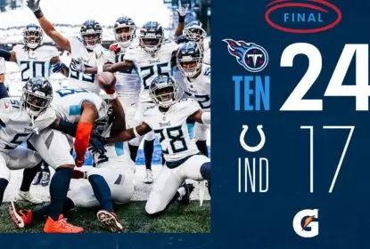 Tennessee Titans segura reação e vence Indianapolis Colts - The Playoffs