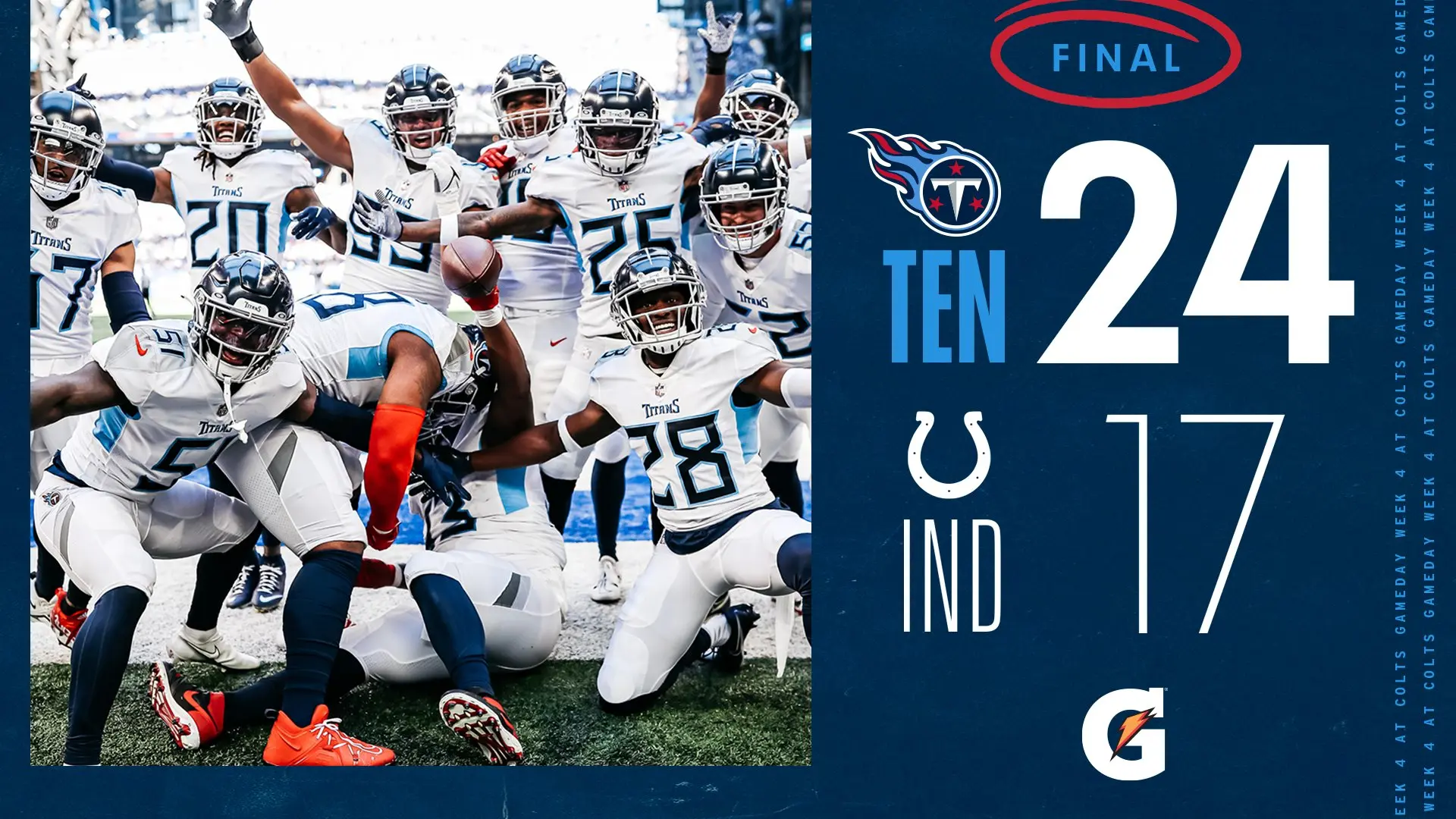 Tennessee Titans at Indianapolis Colts - 2022 Week 4 by Tennessee