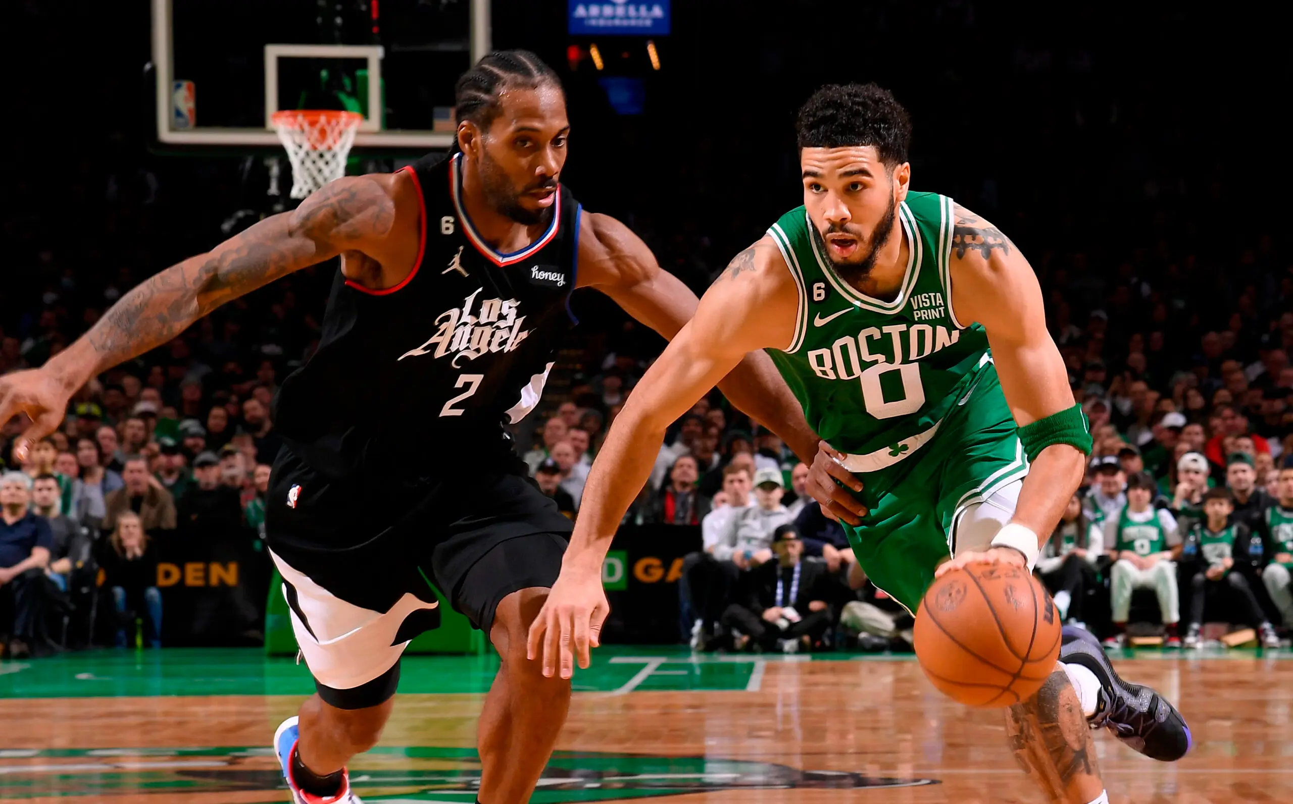 Tatum e Brown combinam para 58 pontos em vitória dos Celtics em cima dos Clippers