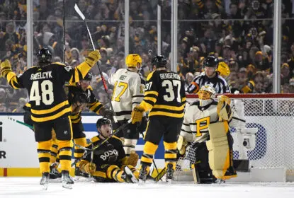 Jake DeBrusk faz dois gols e Bruins derrotam Penguins no Winter Classic - The Playoffs