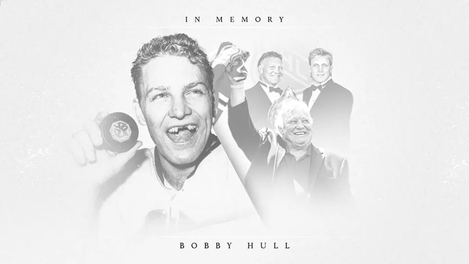 Bobby Hull, lenda do Chicago Blackhawks, morre aos 84 anos