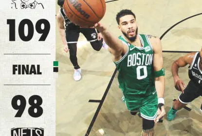 Em duelo direto no Leste, coletivo funciona e Celtics vencem Nets