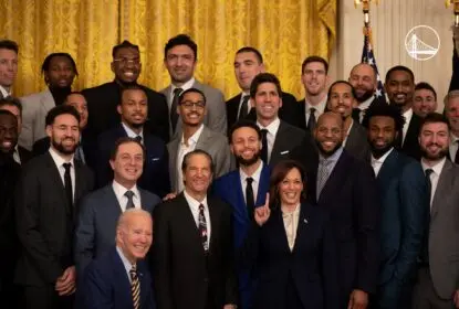 Atual campeão da NBA, Golden State Warriors realiza visita na Casa Branca