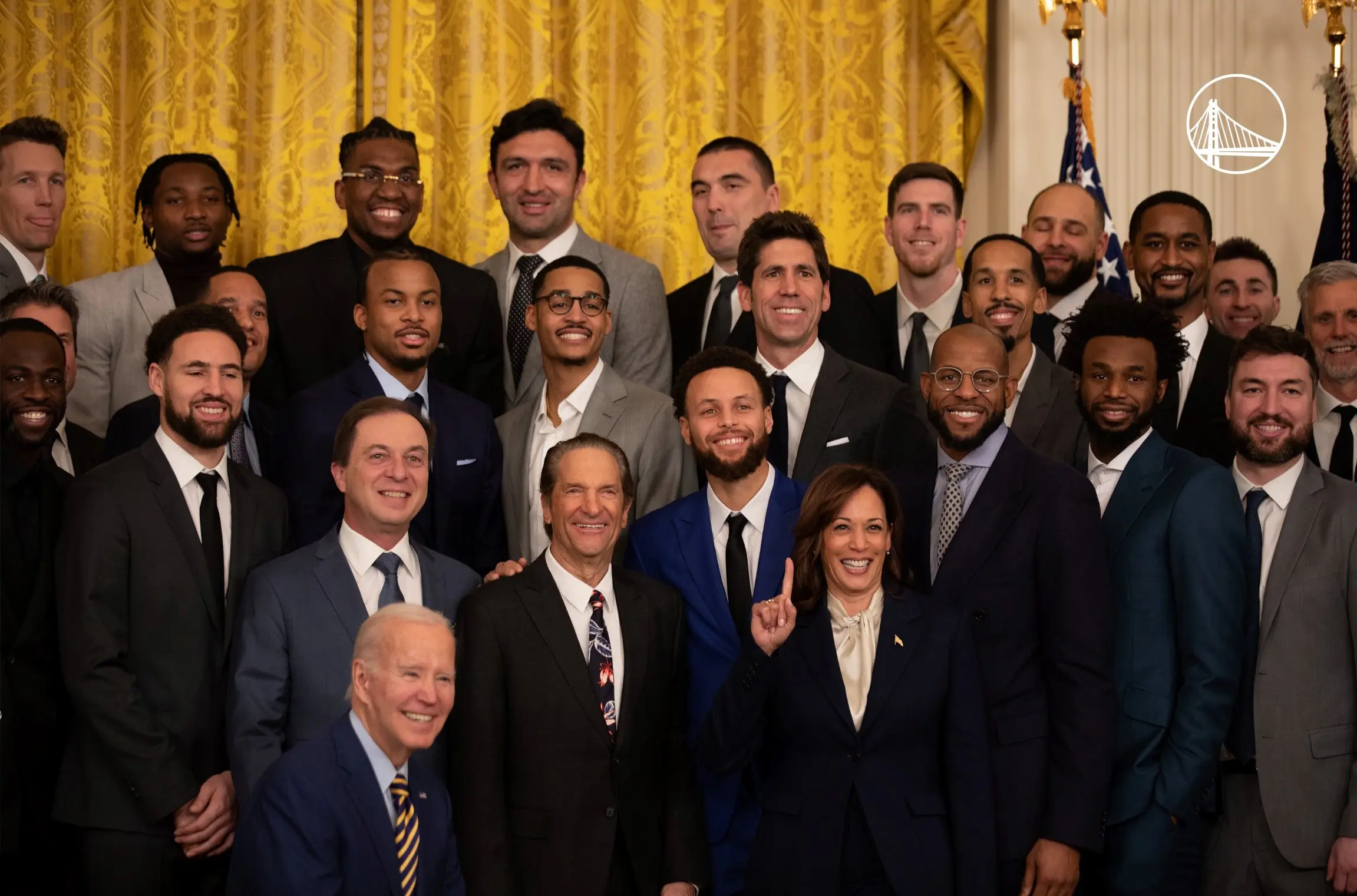 Atual campeão da NBA, Golden State Warriors realiza visita na Casa Branca 
