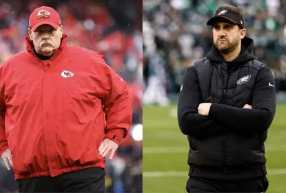 Andy Reid and Nick Sirianni - NFL head coaches of Chiefs and Eagles