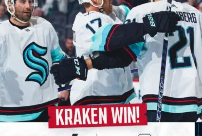 Fora de casa, Kraken derrota Flyers e se recupera após série negativa