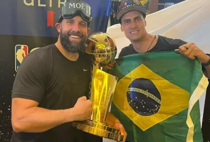 Brasileiros Felipe Eichenberger e Claus Souza são campeões da NBA com os Nuggets - The Playoffs