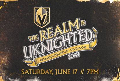 Desfile de campeão do Vegas Golden Knights ocorre no sábado à noite