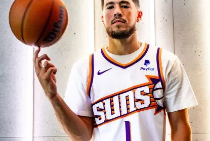 Phoenix Suns revela uniformes para temporada com Bradley Beal e Devin Booker como modelos - The Playoffs