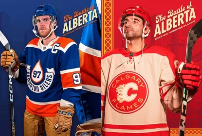 Oilers e Flames revelam uniformes para clássico ao ar livre da NHL - The Playoffs