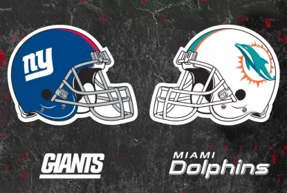 RedeTV! transmite partida entre Giants e Dolphins pela semana 5 da NFL - The Playoffs