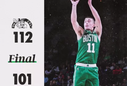 Com desfalques de peso dos dois lados, Celtics vencem 76ers novamente