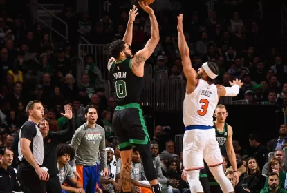 Celtics deslancham no segundo tempo e vencem Knicks em Boston - The Playoffs