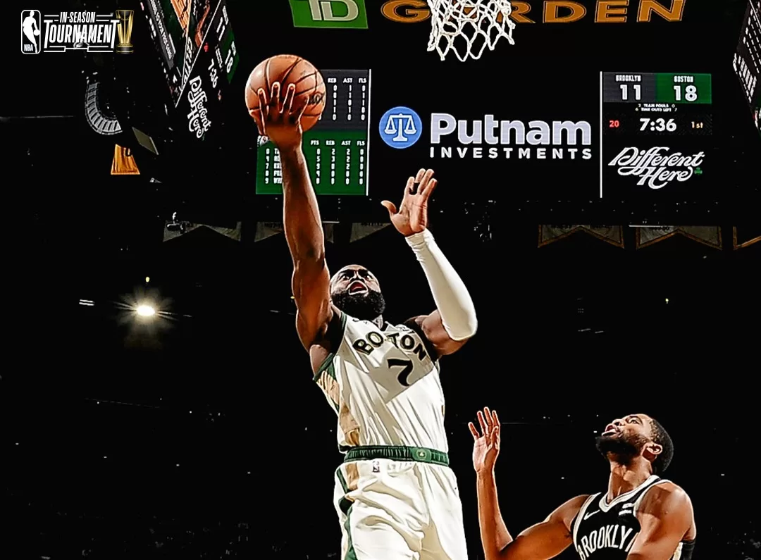 Com Brown cestinha, Celtics vencem Nets pelo Torneio ‘In-Season’