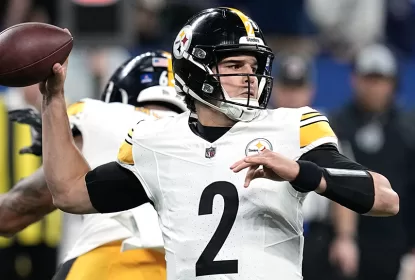 Mason Rudolph será o quarterback titular dos Steelers na semana 16 - The Playoffs