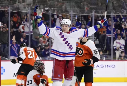 Rangers vencem Flyers e chegam à décima vitória seguida na NHL - The Playoffs