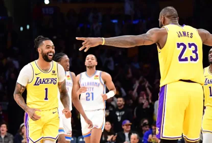 D’Angelo Russell se destaca e Lakers vencem Thunder em casa - The Playoffs