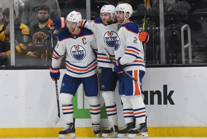 Draisaitl, McDavid e Bouchard decidem e Oilers batem Bruins no OT - The Playoffs