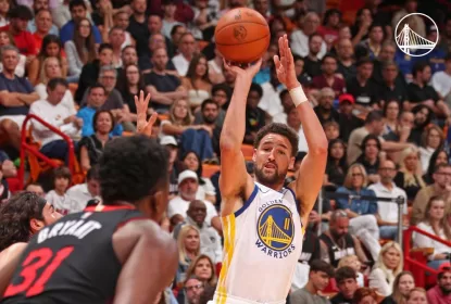 Klay Thompson brilha, Warriors batem Heat e ‘respiram’ na NBA - The Playoffs
