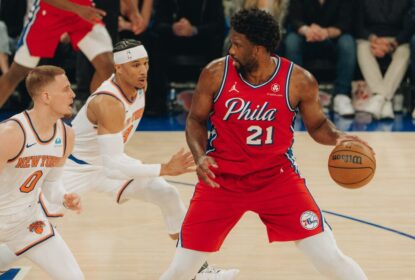 NBA - Embiid mostra confiança mesmo com desvantagem na série contra os Knicks - The Playoffs