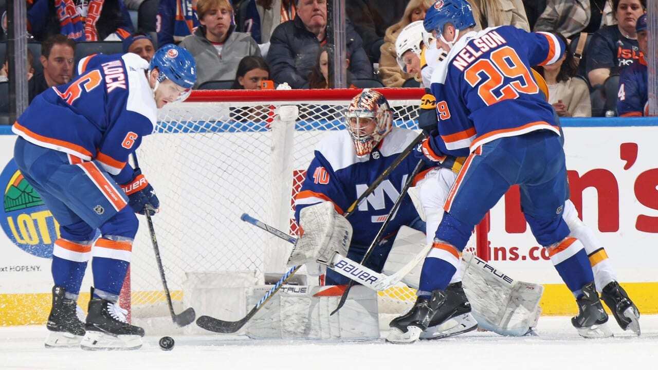 Varlamov brilha e New York Islanders derrota Nashville Predators